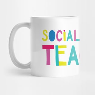 Social Studies Teacher Gift Idea Cute Back to School Mug